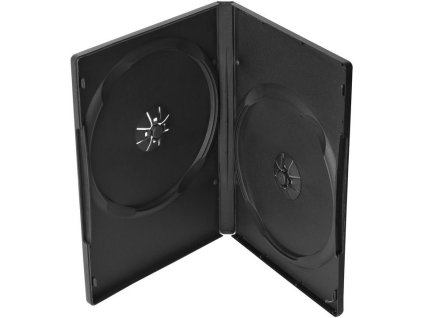 COVER IT Box na 2x CD/DVD/BR 14mm čierny 1bal 10ks