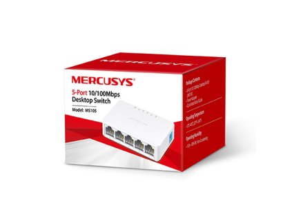 MERCUSYS 5-Port 10/100Mbps Desktop Switch MS105