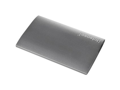 INTENSO PREMIUM, Externý SSD disk, 256GB, striebor