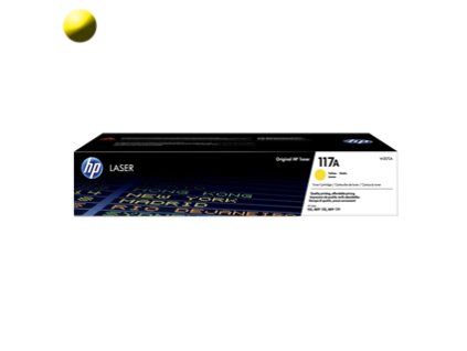 HP 117A Toner W2072A Yellow