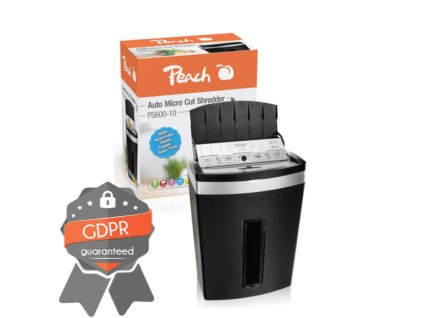 PEACH Skartovač Auto Micro Cut Shredder s SF