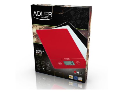 ADLER AD 3138 B, Kuchynská váha čierna
