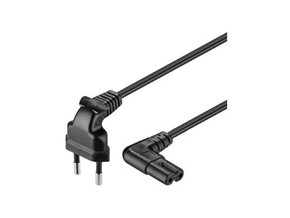 WENTRONIC Sieťový kábel 2pin 230V 3m black W.97354