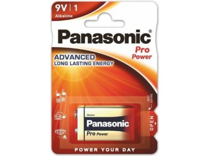 PANASONIC PRO POWER, Batéria, 9V, 6LR61, 1ks