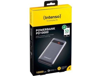 INTENSO PD10000, Powerbanka 10000 mAh grey