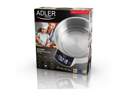 ADLER AD 3166, Kuchynská váha nerez