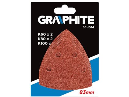 GRAPHITE Brúsne papiere na suchý zips pre 83x83x83