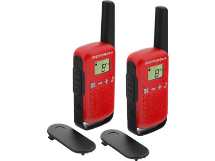 MOTOROLA T42 WALKIE TALKIE Red 2ks