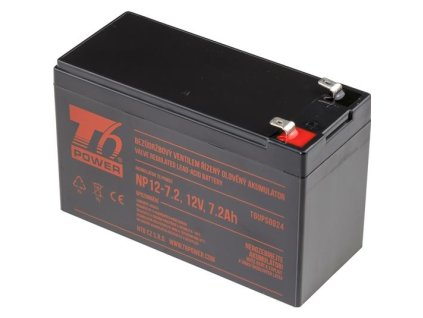 T6 POWER Akumulátor pre UPS, NP12-7.2, 12V, 7,2Ah