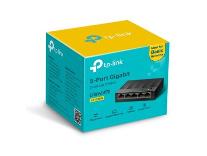 TP-Link LS1005G Switch 5-Port 10/100/1000Mbps desk