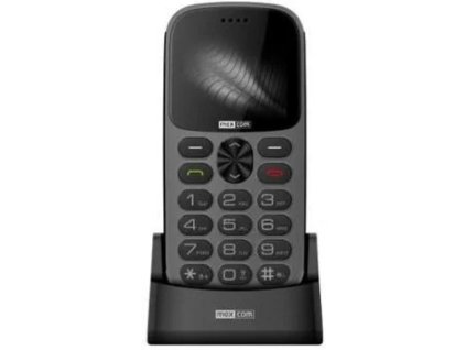MAXCOM Telefón pre seniorov MM471SZ šedý