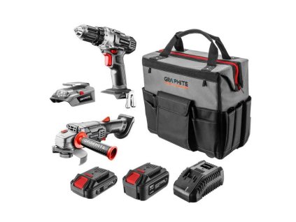 GRAPHITE ACCU Vŕtacia súprava 18V ENERGY+