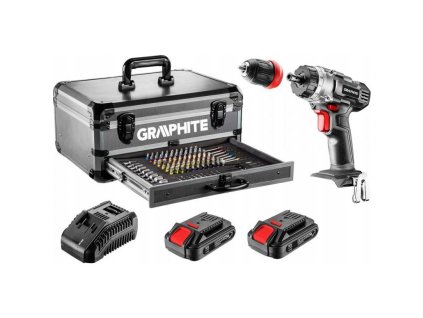 GRAPHITE ACCU ENERGY+, Vŕtací skrutkovač+príslušen