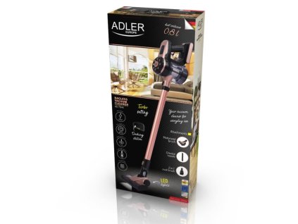 ADLER AD 7044, Bezvreckový AKU vysávač