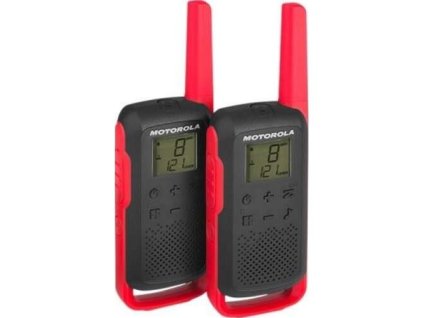 MOTOROLA T62 WALKIE TALKIE Red 2ks