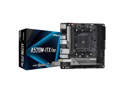 ASROCK Základná doska A520M-ITX/AC