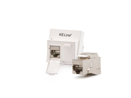 KELINE Zásuvka 601120-UP + KEJ-C6A-S-HD(2)