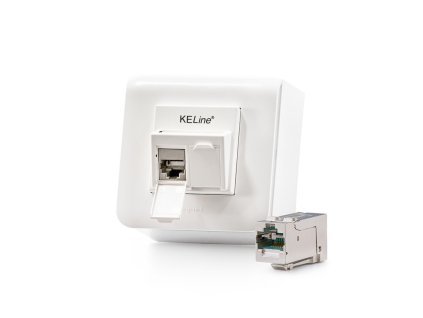 KELINE Zásuvka 601120-AP + KEJ-C6A-S-HD(2)