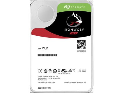 SEAGATE Iron Wolf 12TB/3,5"/256MB/26mm