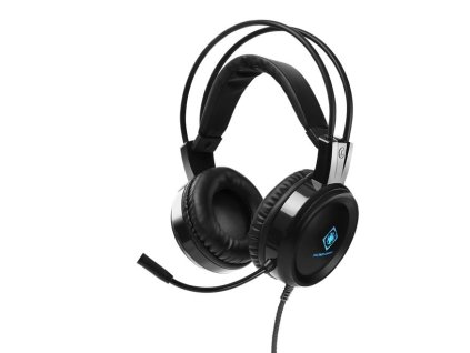 DELTACO GAM-105, Hráčske slúchadlá, čierne
