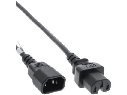INLINE Sieťový predlžovací kábel C14-C15 2m