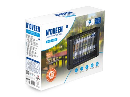 NOVEEN IKN12 BLA, Elektrický lapač hmyzu, čierny