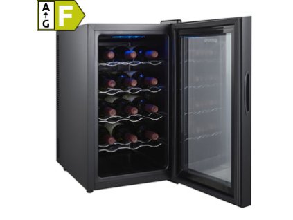 GUZZANTI GZ 1535, Vinotéka bez kompresora, čierna