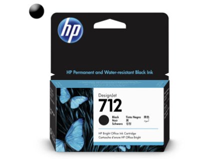 HP Cartridge HP 712 Čierna (3ED70A)
