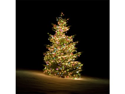 DELTACO Osvetlenie vianočného stromčeka, RGB