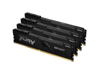 KINGSTON Fury Beast Black 4x16GB DDR4 2666MHz