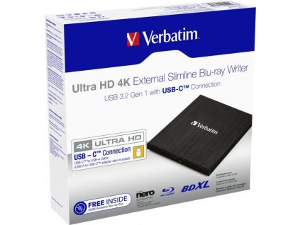 VERBATIM Blu-ray Slimline, Externá mechanika