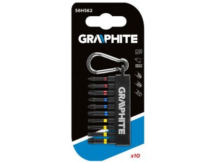 GRAPHITE 56H562, Sada bitov, 50 mm, 10 ks