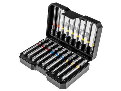 GRAPHITE 56H606, Sada bitov, 75 mm, 18 ks