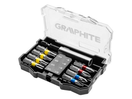 GRAPHITE 56H614, Sada bitov, 25 mm, 10 ks