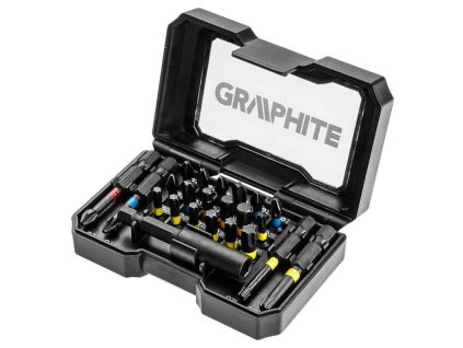 GRAPHITE 56H612, Sada bitov, 25 mm, 23 ks