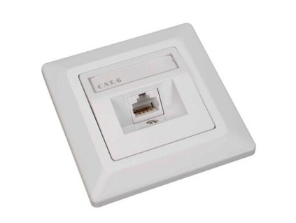 SOLARIX CAT6 STP 1x RJ45 pod omietku