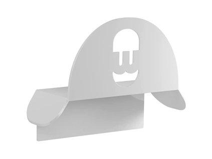 WALLBOX HLD-W, Držiak na kábel, kovový, Biely