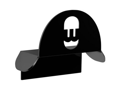 WALLBOX HLD-W, Držiak na kábel, kovový, Čierny