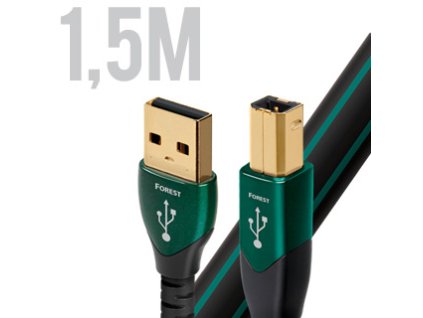 AUDIOQUEST Forest, Kábel 1.5m, USB A - USB B