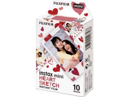 FUJIFILM Instax Mini HEARTS film, srdiečka
