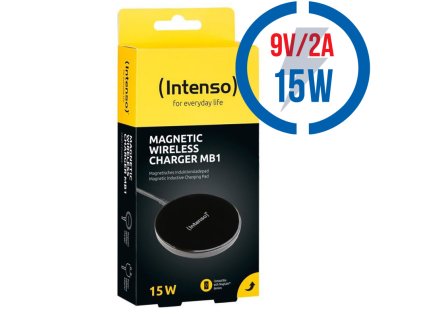 INTENSO MB1, Bezdrôtová (Qi) mag. nabíjačka 15W bl