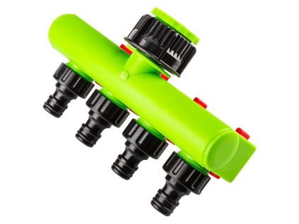 VERTO 15G761, Rozdeľovač na vodu , 4 prip., 3/4"