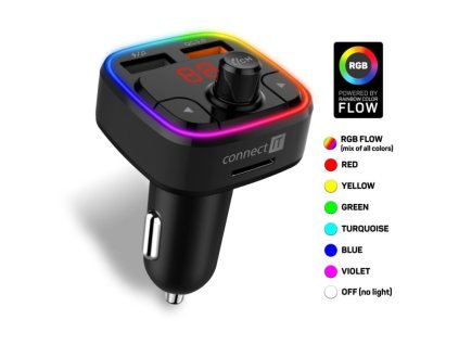 CONNECT IT InCarz Transmitter RGB Black