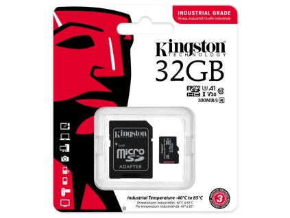 KINGSTON Micro SDXC INDUSTRIAL 32GB C10 A1+ada