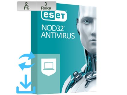 ESET NOD32 Antivirus 20XX 2PC na 3r El.lic AKT