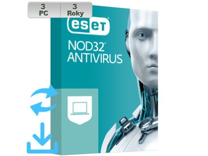ESET NOD32 Antivirus 20XX 3PC na 3r El.lic AKT