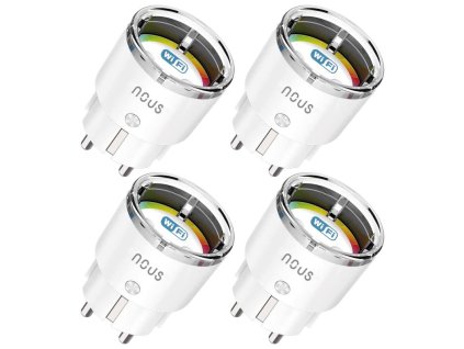 NOUS A1 (4-PACK), Smart Zásuvka, 15A, Schuko