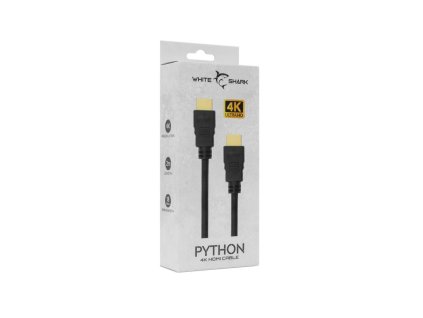 White Shark PYTHON, Kábel HDMI 2.0 M/M 2m, 4K@60Hz