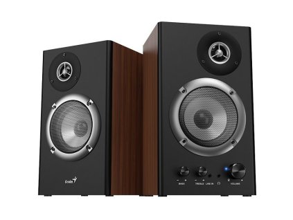 GENIUS SP-HF1200B 36W RMS 2.0, Reproduktory hnedé