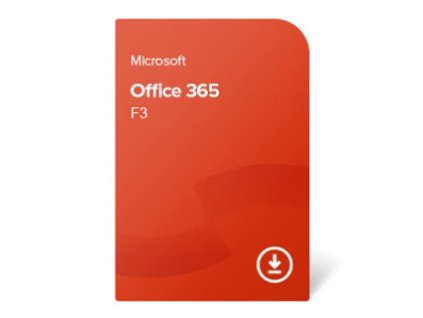 MICROSOFT Office 365 F3, 1rok, el. lic. CSP